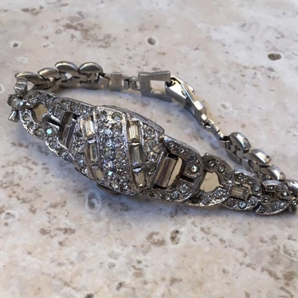 Vintage Art Deco Crystal Watch main image 5
